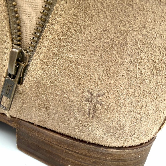 NWT Frye Women's Ash Suede Chelsea Ankle Boots - Picture 7 of 9